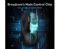 Attack Shark X6 Superlight PAW3395 Kailh czarna ze stacją ładującą 6972792470832 - 1349787 - zdjęcie 6